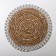 Serving napkin on the table "Kant", d = 25 cm, wicker, gray color