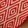 Largan Rishtan ceramics "Atlas", 31 cm, red