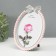 Photo frame plastic for metal 12x17 cm "Bant" pearls and rhinestones 20x14x1.5 cm