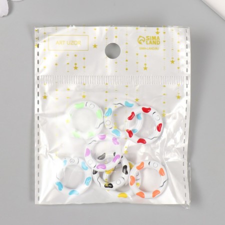 Carabine Metal "Hearts" mix 2x2 cm-3