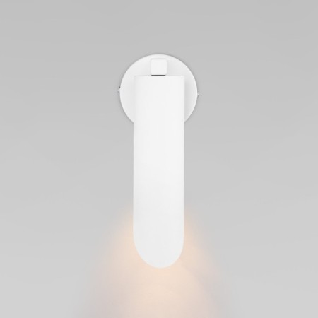 Wall lamp EUROSVET WING 40037/1, E14, 1x60W, 90x80x210 mm, white color-1