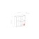 Shelving hinged junior 709x250x709 White Alaska