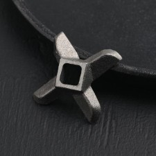 Knife for meat grinder A-8 shares, central hole 1 × 1 cm