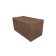 Puff with a lid and weighting, 800 × 400 × 420 mm, Bahama mitch, Hazel color