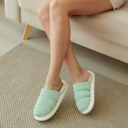 Female slippers, size 36-37, mint color-6