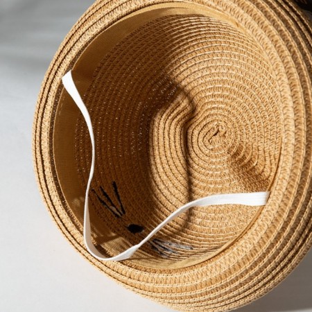 Hat for the girl Minaku "cat", col. Beige, river 52-2
