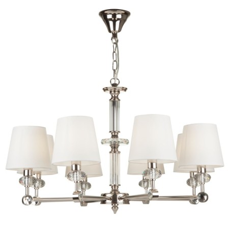 Chandelier Maytoni Mod018PL-08CH, 8HE14, 40W, 77x77x145 cm, chromium color-1