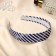 Hair rin "Jenny" strip stroke, 2.5 cm, mix