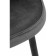 Stol on a metal frame Dodo metal/velor, black/gray 52x55x77 cm