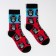 Socks "monkeys", pink/blue color, size 27-29