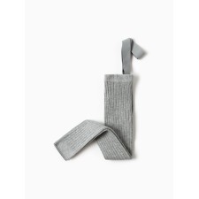 Children's leggings with Minaku straps, height 80-86 cm, gray