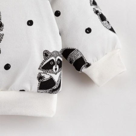 Set: jumper and pants crumb I am "raccoons", height 74-80 cm-3