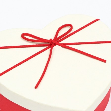 A set of boxes 3 in 1 heart, red -white 21 x 19 x 9 - 15.5 x 14 x 6 cm-3