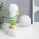 Souvenir Polystone Light "Baby in a white cap, with a gold bubble at the ball" 16.5x8x16 cm