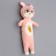 Soft toy "cat" in a bunny costume, 90 cm