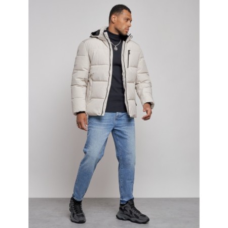 Male Winter jacket, size 58, light-beige color-2