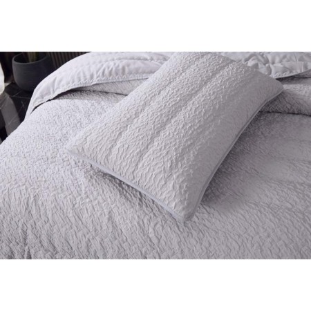 A set with a bedspread "Nadin", size 160x220 cm, 50x70 cm, color gray color-7