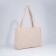 Bag-tout on lightning, beige color