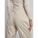 Warmed female trousers, size 48, beige color