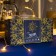 Garland "fringe" 3 × 0.6 m, IP44, UMS, transparent thread, 160 smd-led, glow warm white, 220 V