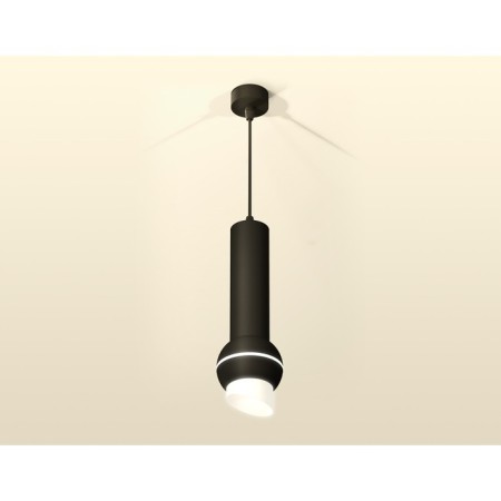 A set of suspended lamp with additional backlight by Ambrella Light, Techno, XP11020012, GU5.3, Color Black Sand-1