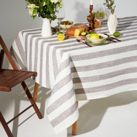 Graph "Graphite" 300x140cm, flax 100%, 260 g/m2-1