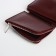 Women's wallet on a magnet, burgundy color