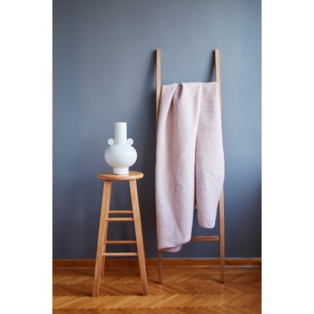 Queen blanket, size 200x220 cm, dry rose color