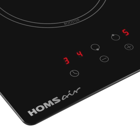 Hob Homsair Hi32ABK, induction, 2 burners, sensor, black-2