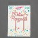 Topper "Happy Birthday" with a star, color pink gold