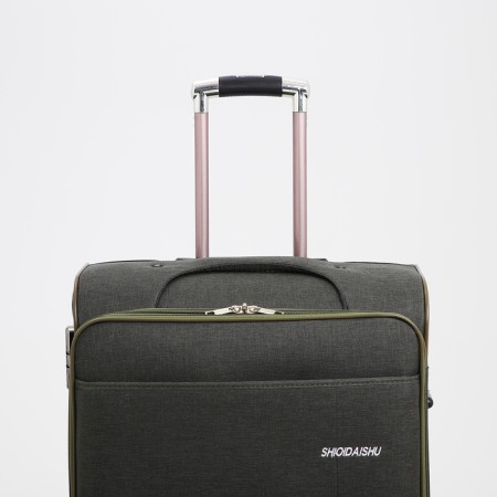 Big suitcase 28 ", lightning department, code castle, 3 wheels, 2 outer pockets, khaki color-5