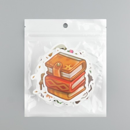 Stickers plastic "Bouquets" set 60 pcs 10x12 cm-3