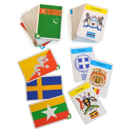 Card games "All flags of the world"-1