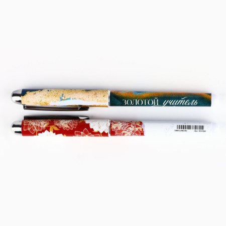 Ballpack handle with cap "Teacher", mix, blue paste 1.0 mm-1