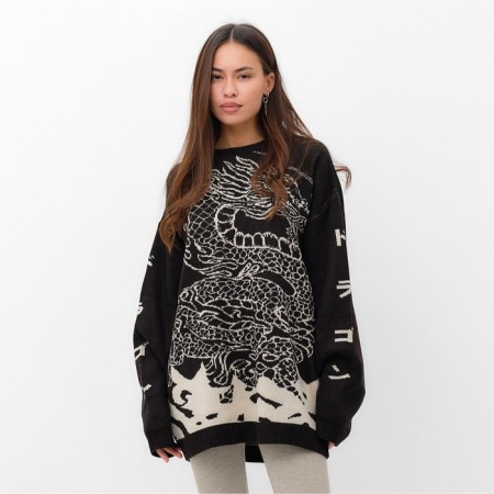 Jumper Women's Mist "Dragon", Black, OneSize (44-48)