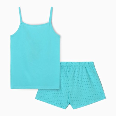 Female pajamas (T -shirt, shorts), menthol color, size 46-3