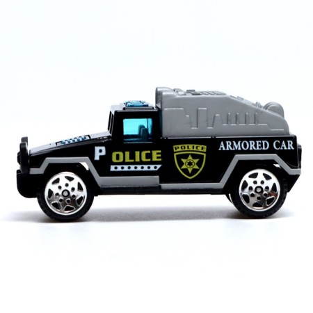 Set of metal machines "Police", 6 pcs.-2