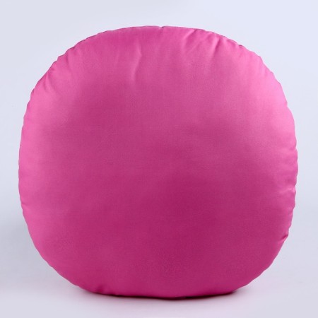 The pillow is round "Dracos", pink-5