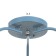 Causte "Online" (CIL.) 3x15W E27 Model: BR 00278 Blue 50x50x15cm