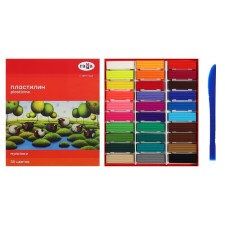 Plasticine 30 colors 600 g, gamma 