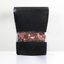 Pack Doy-Pak, matte, black with a window, 14 x 20 x 4 cm