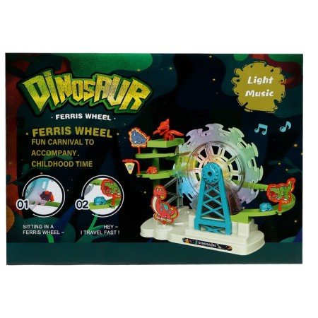 Developing toy "slide of dinosaurians", light and sound effects-14