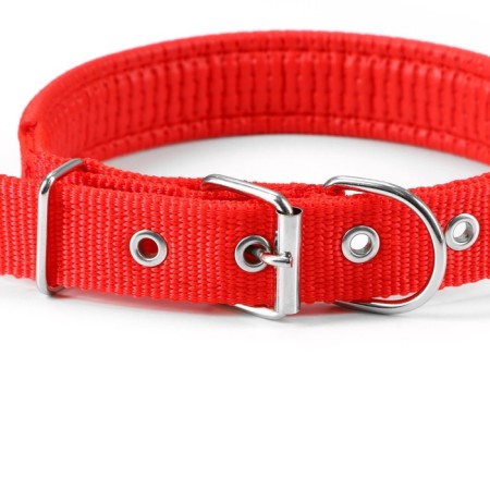 Collar "Comfort" Combined, 55 x 2.5 cm, Osh 40-50 cm, red-3