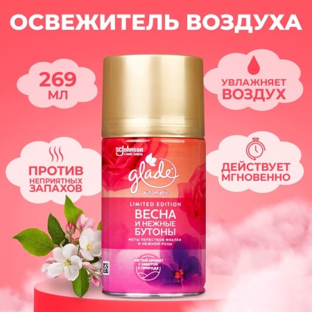 Spring Automatic Fixed Block "Spring and Tender Budons", 269ml