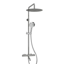 The shower system Wasserkraft A188.16.16.101.087.ch Thermo, tropical shower, thermostat, chrome