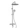 The shower system Wasserkraft A188.16.16.101.087.ch Thermo, tropical shower, thermostat, chrome