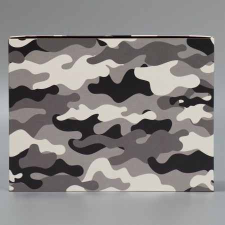 Gift folding box, packaging, "khaki", 20 x 15 x 8 cm-3