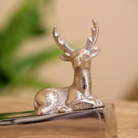 Stopper door "deer" aluminum 16.5x5x9 cm-3