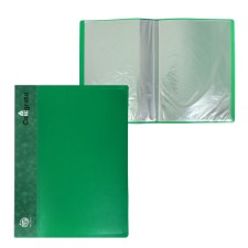 Folder with 30 A4, 600 μm inserts, calligrata, 15 mm, green