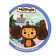 Notebook A6 "Cheburashka", 24 sheets in a cage, round, uf-lax cover + stickers